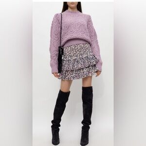 Isabel Marant Etoile Light purple ‘Gali’ crewneck sweater NWT